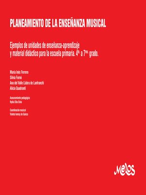 cover image of Planeamiento de la enseñanza musical